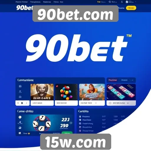 Facilidade de navegação e design do site 90bet.com